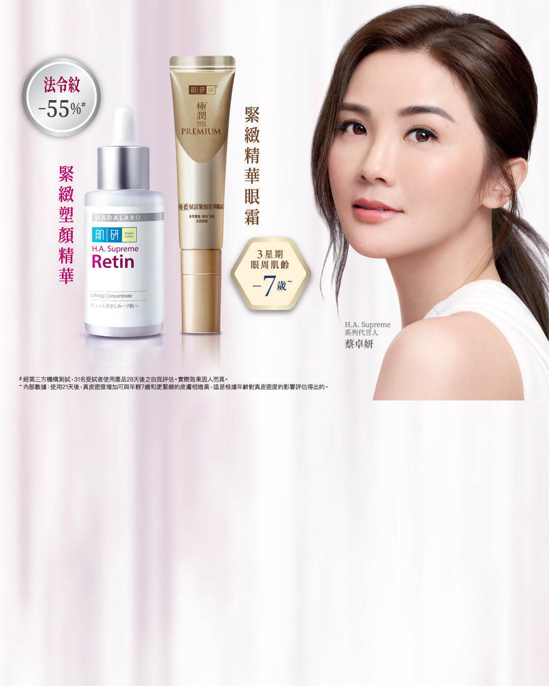 深層緊緻潤澤
煥活年輕明眸
全新Premium煥活抗皺滋養眼霜